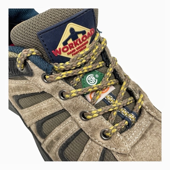 4/$65. WORKLOAD Steel Toe Work Shoes Size 7 - Picture 8 of 13